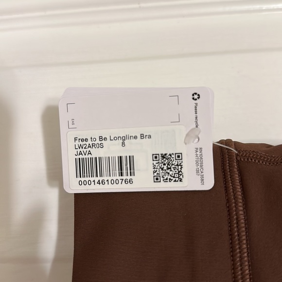 NWT lululemon free to be bra long line light support - Picture 5 of 6